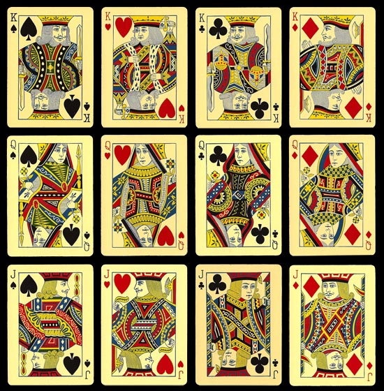 early american playing card